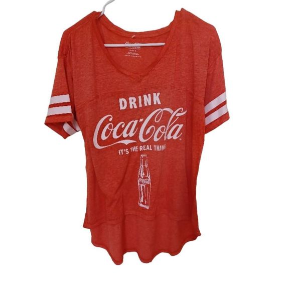 Coca Cola Tops - Coca-Cola T-Shirt Short Sleeve  Color Red/White Size XXL